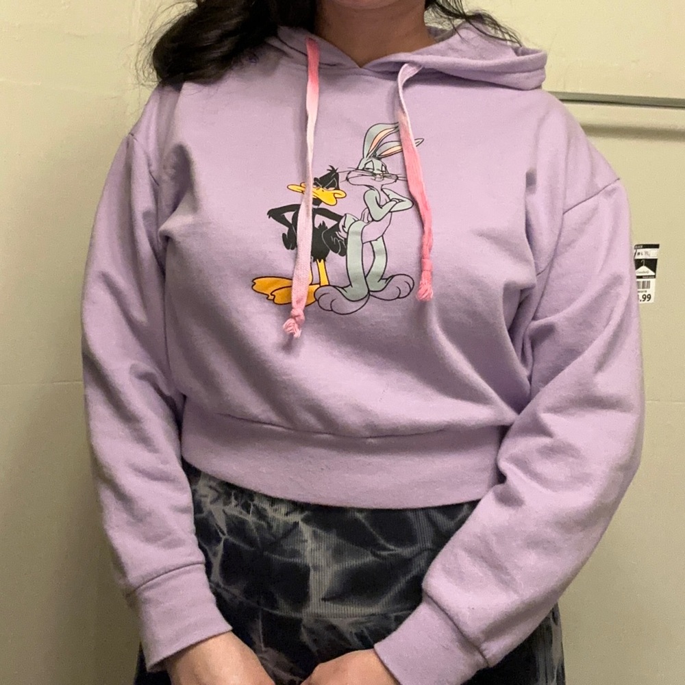 Looney Tunes hoodie (crop top)